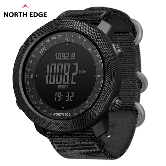 NORTH EDGE Men's sport Digital watch Hours Running Swimming Military Army watches Altimeter Barometer Compass waterproof 50m - Cashdust