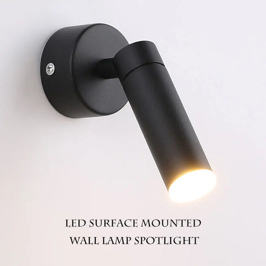 LED Nordic wall lamp spotlight 5W 7W 9W living room bedroom bedside interior lamp family corridor loft - Cashdust