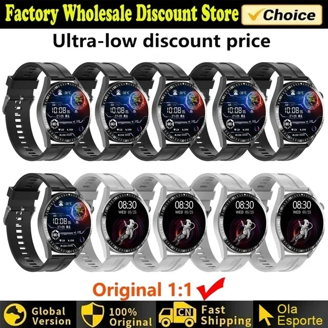 2024 New Watch 4 Smart Watch Men GPS Tracker AMOLED HD Screen 100+ Sports Bluetooth Call NFC Heart rate Blood SmartWatch Women - Cashdust