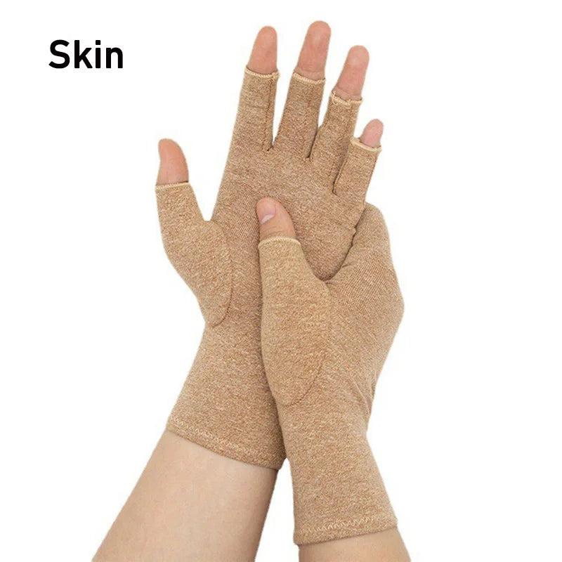 Compression Arthritis Gloves Wrist Support Cotton Joint Pain Relief Hand Brace Men Women Therapy Wristband Compression Gloves - Cashdust