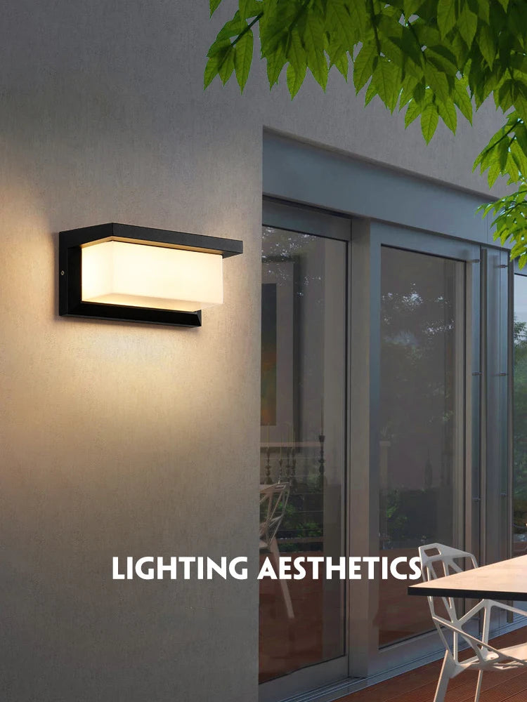 LED Outdoor Lights Waterproof IP65 Motion Sensor Light Wall Light AC85-265V Porch Lights Balcony Garden Lights Outdoor Wall Lamp - Cashdust