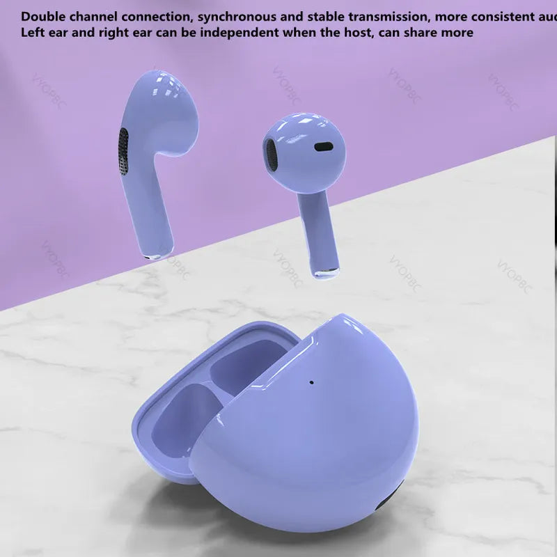 Original Air Pro 6 TWS Wireless Bluetooth Earphones Mini Pods Earbuds Earphone Headset For Xiaomi Android Apple iPhone Headphone - Cashdust