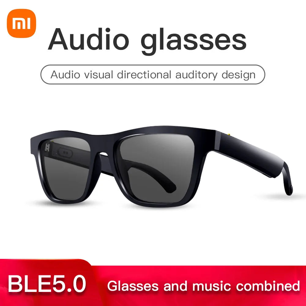 Xiaomi Smart Glasses Wireless Bluetooth 5.0 Sunglasses Outdoor Smart Sport Hands-Free Calling Calling Music Anti-Blue Eyeglasses - Cashdust