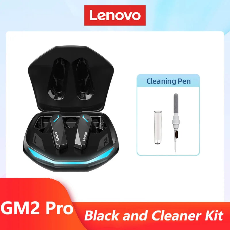 Original Lenovo GM2 Pro 5.3 Earphone Bluetooth Wireless Earbuds Low Latency Headphones HD Call Dual Mode Gaming Headset With Mic - Cashdust