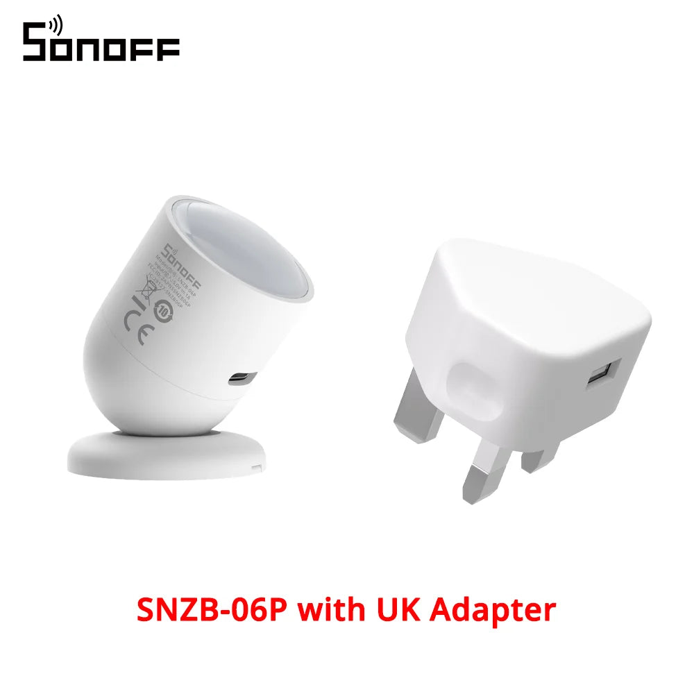 SONOFF Zigbee Human Presence Sensor SNZB-06P Microwave Radar Presence Detection Light Sensing Works with Alexa for Smart Home - Cashdust