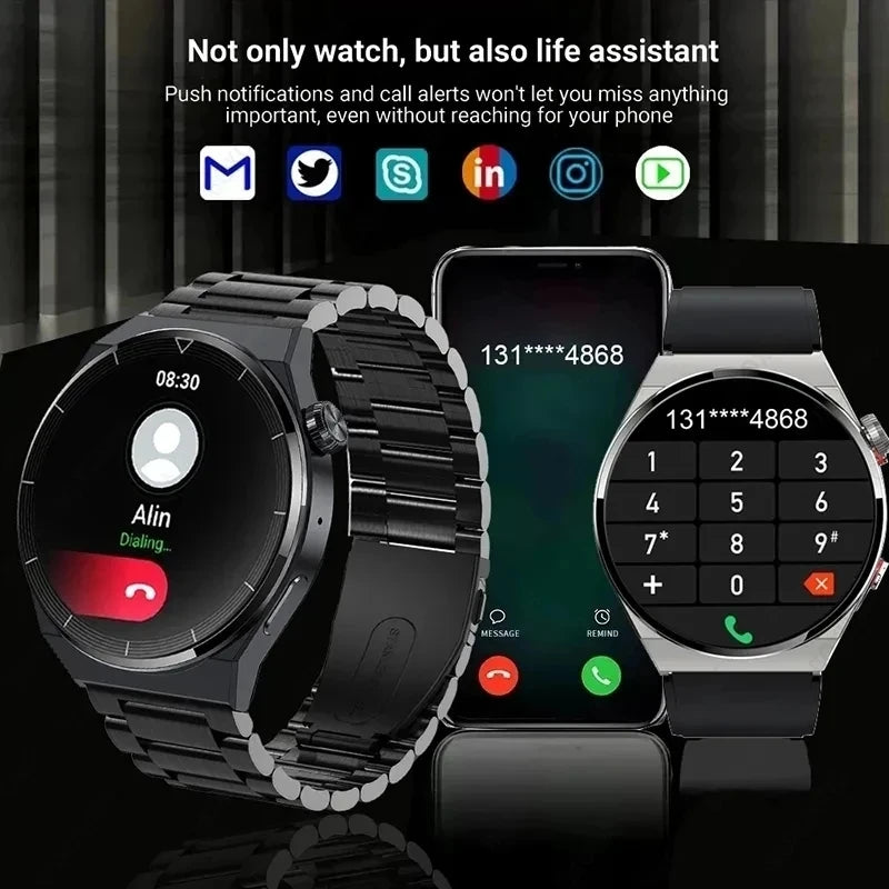 2023 New Smart Watch Men Women AMOLED 420*420 HD Screen Heart Rate Bluetooth Calls Waterproof SmartWatch For Android IOS - Cashdust