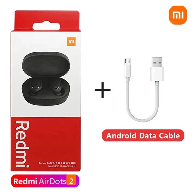 New Xiaomi Redmi Airdots 2 Wireless Bluetooth Headset with Mic Earbuds Airdots 2 Fone Bluetooth Earphones Wireless Headphones - Cashdust