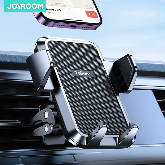 Joyroom Upgraded Car Phone Holder Military-Grade Protection Big Phone And Thick Cases Friendly Hands Free Air Vent Car Mount - Cashdust