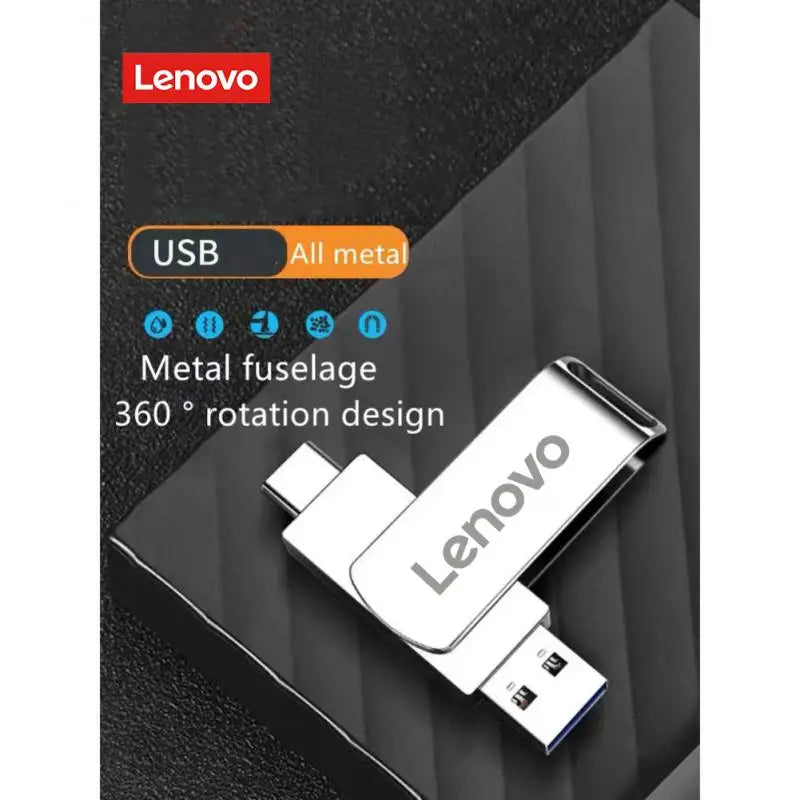 Lenovo 16TB USB 3.0 Flash Drives High Speed Transfer Metal Pendrive Memory Card Pendrive Flash Disk Memoria Waterproof 2024 New - Cashdust