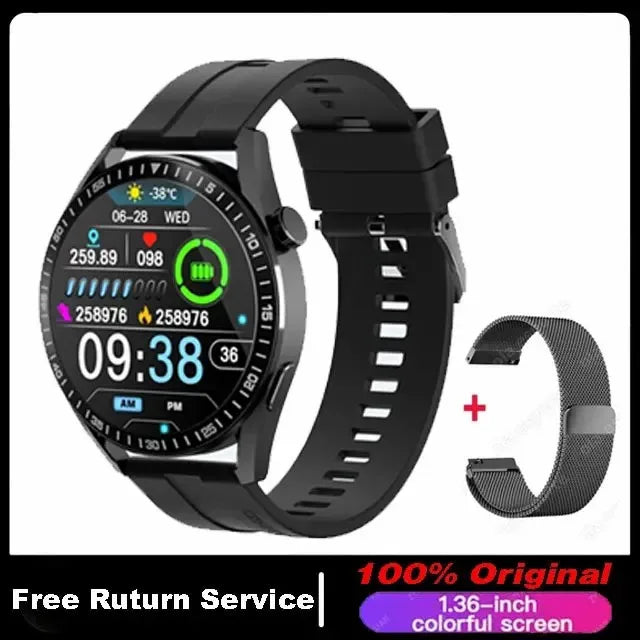 2024 New Watch 4 Smart Watch Men GPS Tracker AMOLED HD Screen 100+ Sports Bluetooth Call NFC Heart rate Blood SmartWatch Women - Cashdust