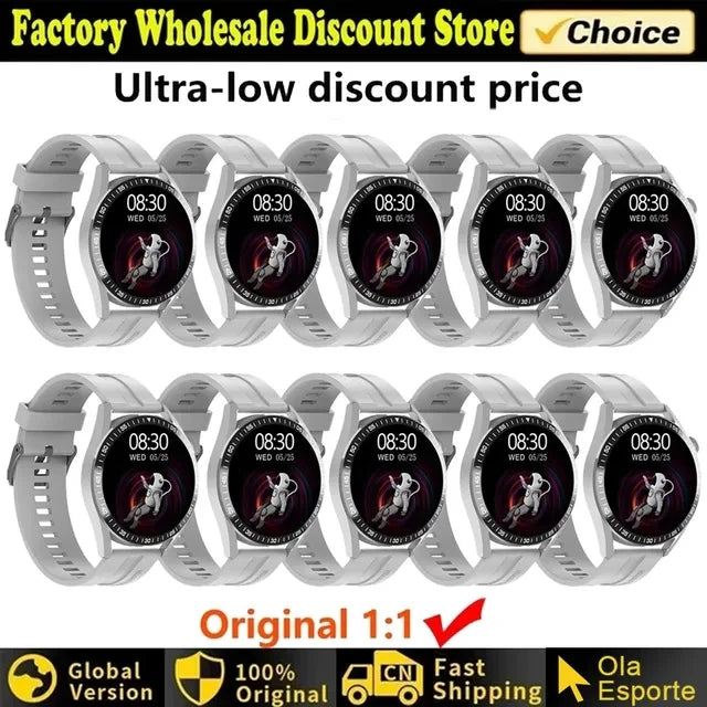 2024 New Watch 4 Smart Watch Men GPS Tracker AMOLED HD Screen 100+ Sports Bluetooth Call NFC Heart rate Blood SmartWatch Women - Cashdust