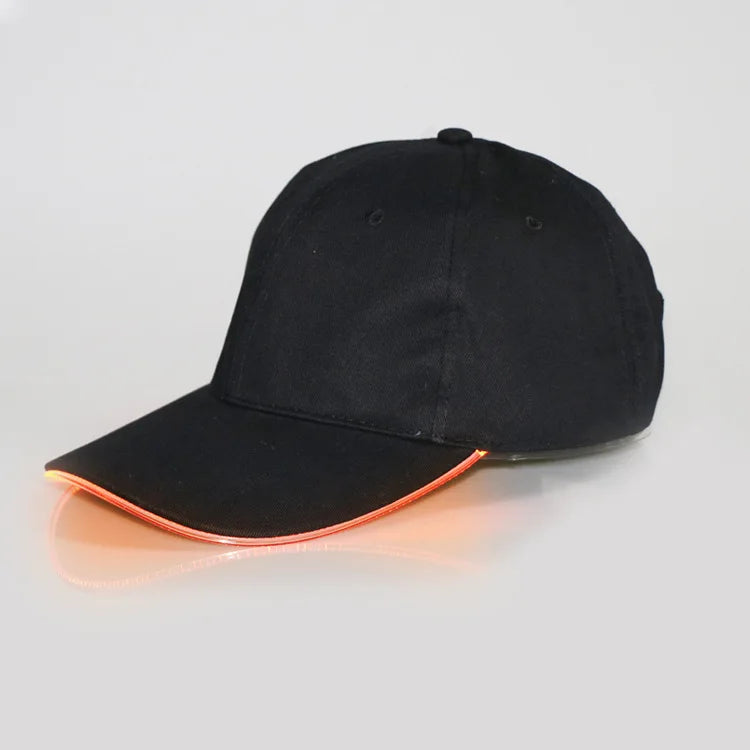 Adjustable Fashion Flashing Baseball Cap Adjustable Led Light Hip-Hop Luminous Hat Kty Bar Party Sporting Night Illumination Cap - Cashdust