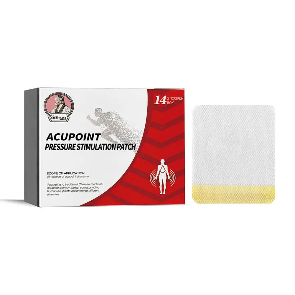 14pcs Acupoint Pressure Stimulation Patch Non-woven Paste Leg Soothing Patches Massage Treat Reduce Varicose Vein - Cashdust