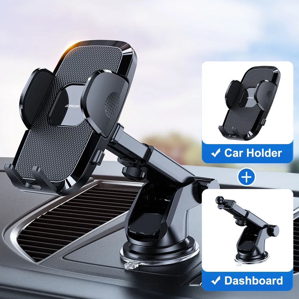 Dashboard Phone Holder for Car【360° Widest View】9in Flexible Long Arm, Universal Handsfree Auto Windshield Air Vent Phone Mount - Cashdust