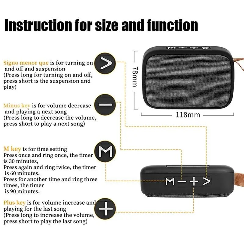 G2 Wireless Bluetooth Speaker Portable ABS Environmentally Friendly Plastic Computer Bluetooth Mini Stereo Suitable For Kitchens - Cashdust