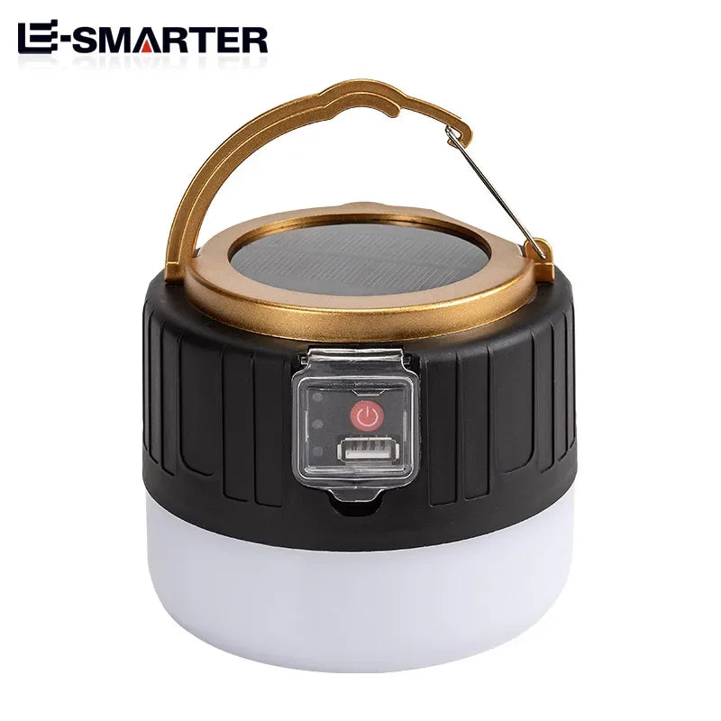 Outdoor Solar Light LED Lamp Rechargeable Bulbs Emergency Light Hook Up Camping Fishing Portable Lantern Lights - Cashdust