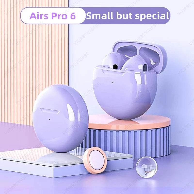 Original Air Pro 6 TWS Wireless Bluetooth Earphones Mini Pods Earbuds Earphone Headset For Xiaomi Android Apple iPhone Headphone - Cashdust