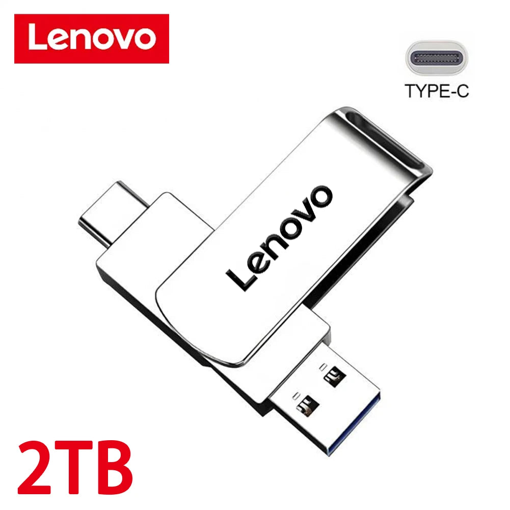 Lenovo 16TB USB 3.0 Flash Drives High Speed Transfer Metal Pendrive Memory Card Pendrive Flash Disk Memoria Waterproof 2024 New - Cashdust