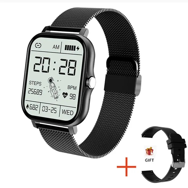 LIGE 2024 Smart Watch For Men Women Gift Full Touch Screen Sports Fitness Watches Bluetooth Calls Digital Smartwatch Wristwatch - Cashdust