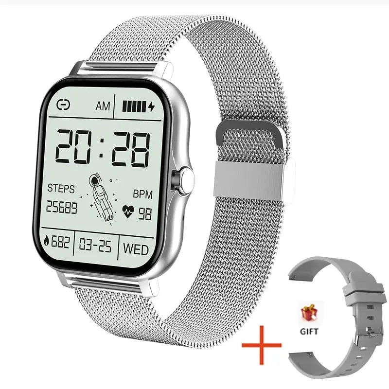 LIGE 2024 Smart Watch For Men Women Gift Full Touch Screen Sports Fitness Watches Bluetooth Calls Digital Smartwatch Wristwatch - Cashdust