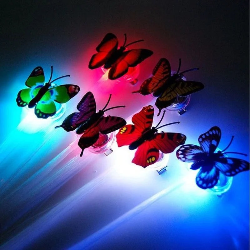 LED Glow Hair Braid Butterfly Light 3Pcs Colour Hairpin Novetly light Up Bar Party Decoration Christmas Children and Adults - Cashdust