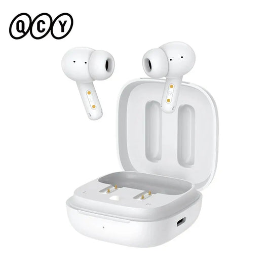 QCY T13 ANC Earphone Bluetooth 5.3 Active Noise Cancellation -28dB Wireless Headphone Fast Charge Earbuds 0.068' Low Latency - Cashdust