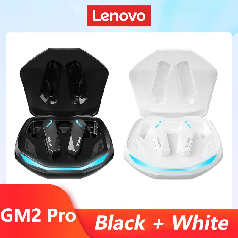 Original Lenovo GM2 Pro 5.3 Earphone Bluetooth Wireless Earbuds Low Latency Headphones HD Call Dual Mode Gaming Headset With Mic - Cashdust