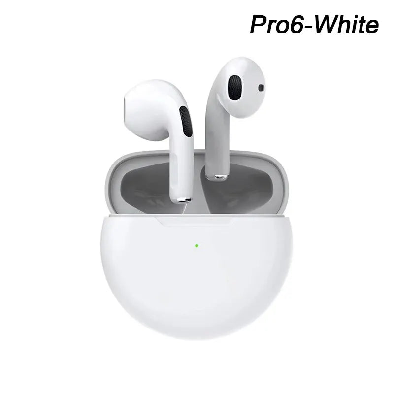 Original Pro 6 TWS Wireless Bluetooth Earphones Headphones Mini Fone Earphone Stereo Sport Headset For Xiaomi Android Earbuds - Cashdust