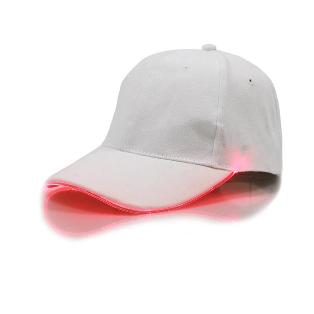 Adjustable Light Up LED Cap Flashing Baseball Hip-Hop Luminous Hat KTY Bar Party Event Sporting Event Nighttime Illumination Cap - Cashdust