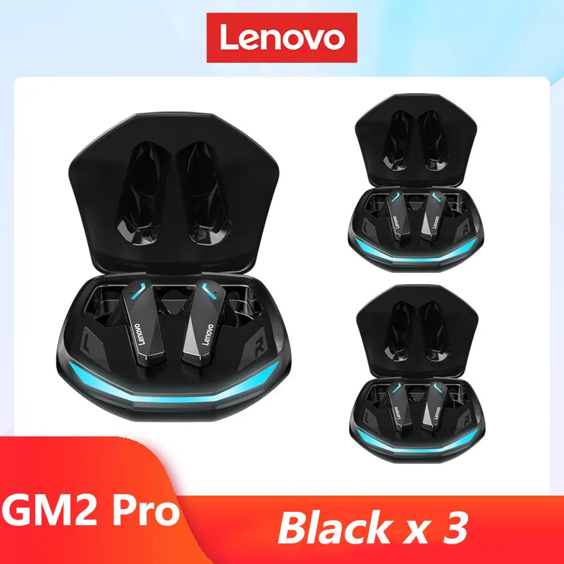 Original Lenovo GM2 Pro 5.3 Earphone Bluetooth Wireless Earbuds Low Latency Headphones HD Call Dual Mode Gaming Headset With Mic - Cashdust