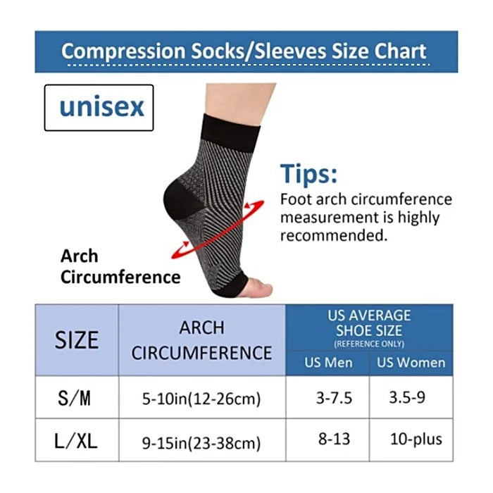 1pair Neuropathy socks,Ankle brace Socks and Tendonitis compression socks For Pain Relief,Ankle compression sleeve for swelling - Cashdust