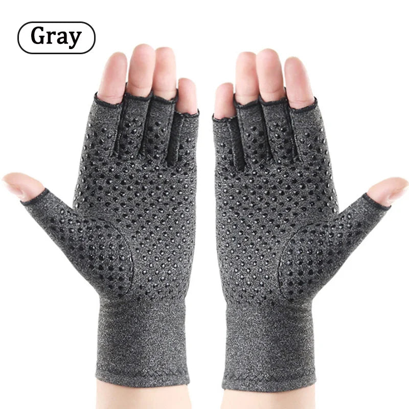 Compression Arthritis Gloves Wrist Support Cotton Joint Pain Relief Hand Brace Men Women Therapy Wristband Compression Gloves - Cashdust