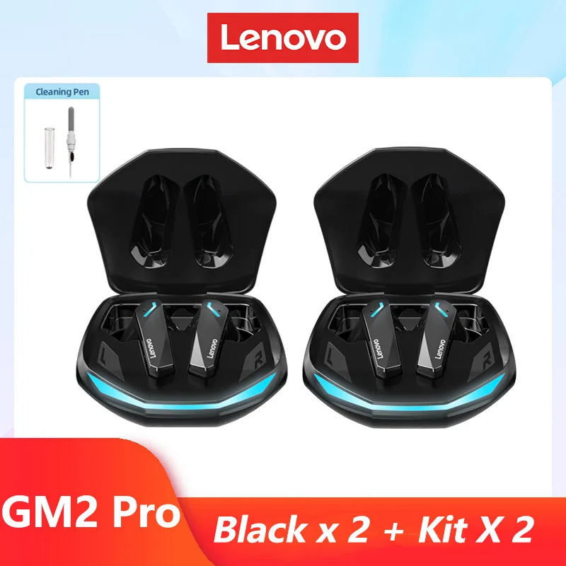 Original Lenovo GM2 Pro 5.3 Earphone Bluetooth Wireless Earbuds Low Latency Headphones HD Call Dual Mode Gaming Headset With Mic - Cashdust