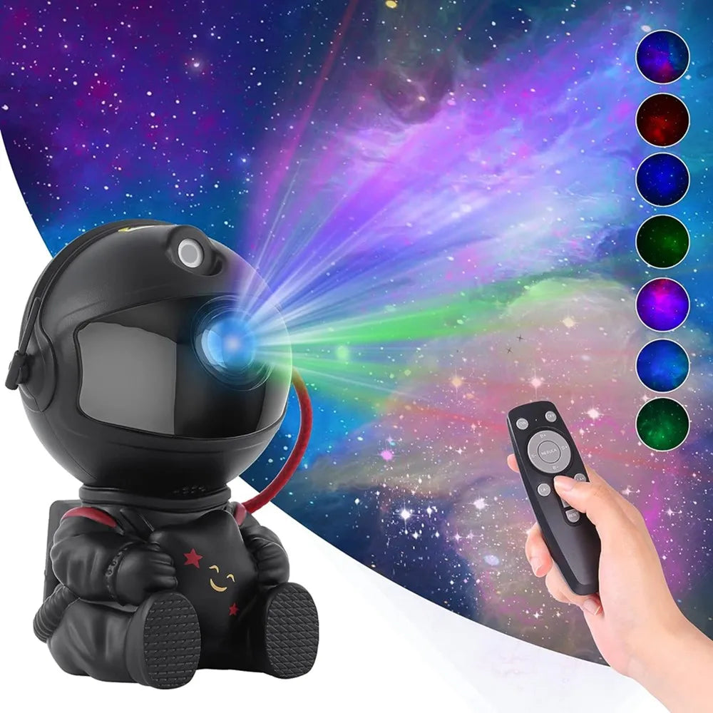 Star Projector Galaxy Night Light Astronaut Space Projector Starry Nebula Ceiling LED Lamp for Bedroom Home Decorative kids gift - Cashdust