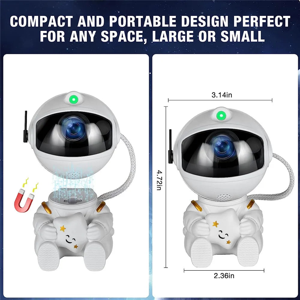 Star Projector Galaxy Night Light Astronaut Space Projector Starry Nebula Ceiling LED Lamp for Bedroom Home Decorative kids gift - Cashdust