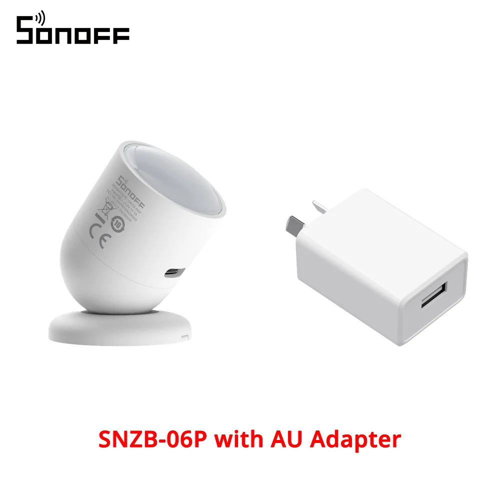 SONOFF Zigbee Human Presence Sensor SNZB-06P Microwave Radar Presence Detection Light Sensing Works with Alexa for Smart Home - Cashdust