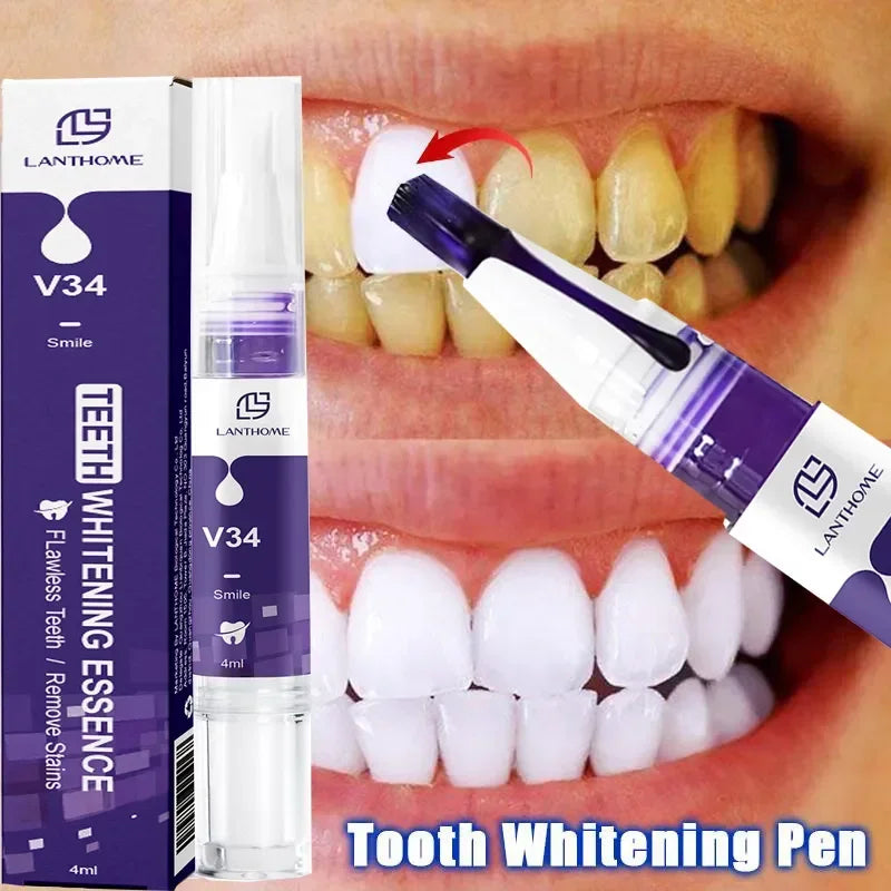 V34 Teeth Whitening Mousse Toothpaste Remove Plaque Stains Cleaning Oral Hygiene Bleaching Dental Tools Fresh Breath Tooth Care - Cashdust